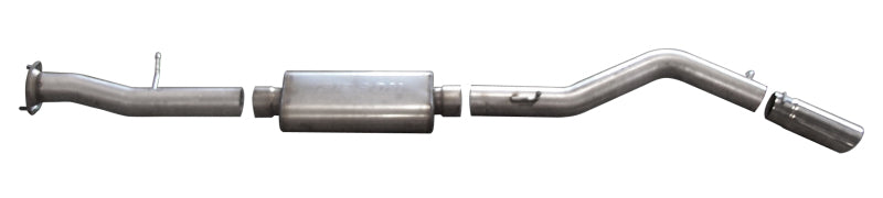 Gibson 612501 fits Hummer 08-09 H2 Base 6.2L 3.5in Cat-Back Single Exhaust - St