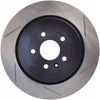 Stoptech 126.65137SL 17 Ford Flex/ 17 Ford Explorer w/ Heavy Duty Brakes Rear Left Slotted Rotor