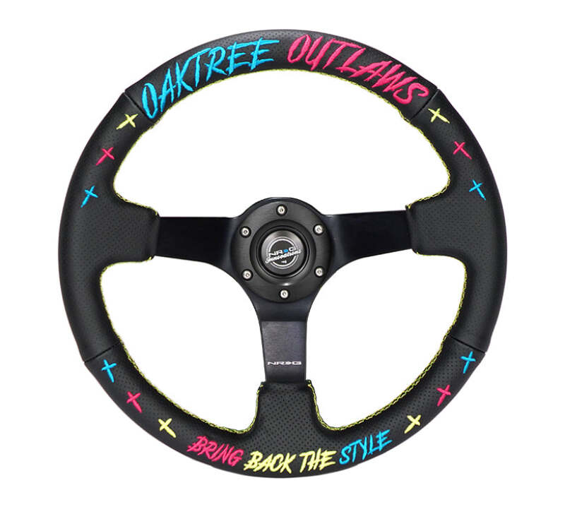 NRG RST-036MB-OTOL-TRI RST-036MB-OTOL-TRI Reinforced Steering Wheel - Oak Tree