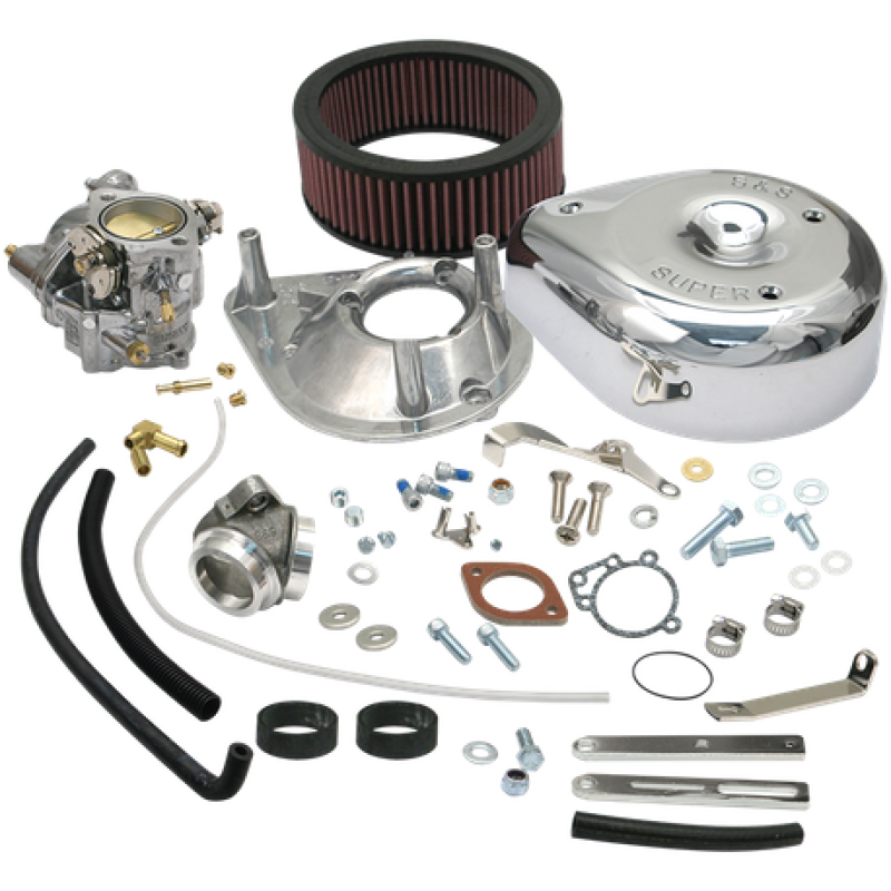 S&S 11-0411 Cycle 79-84 BT Models Super E Carburetor Kit -Standard Tanks
