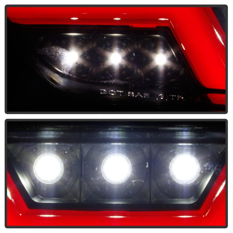 Spyder 5082794 fits Ford 15-16 Mustang LED Reverse Lights - Black Smoke w/ Red