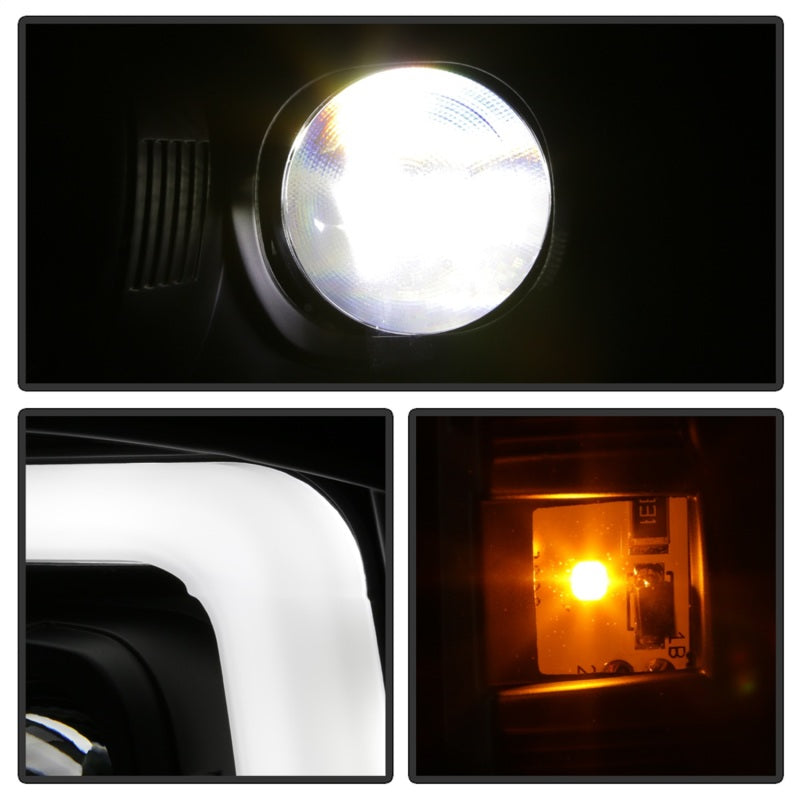 Spyder 5088062 fits Ford 99-04 F-250 /Excursion 00-04 1 Piece LED Headlights -