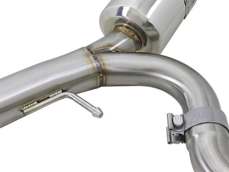 AFE 49-36701-B 3in. to 2.5in. 304 SS C/B Exhaust 08-15 fits Mitsubishi Lancer