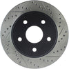 Stoptech 127.67053L 04-06 Dodge Durango / 02-10 Ram 1500 (exc Mega Cab) Front Left Slotted & Drilled Rotor
