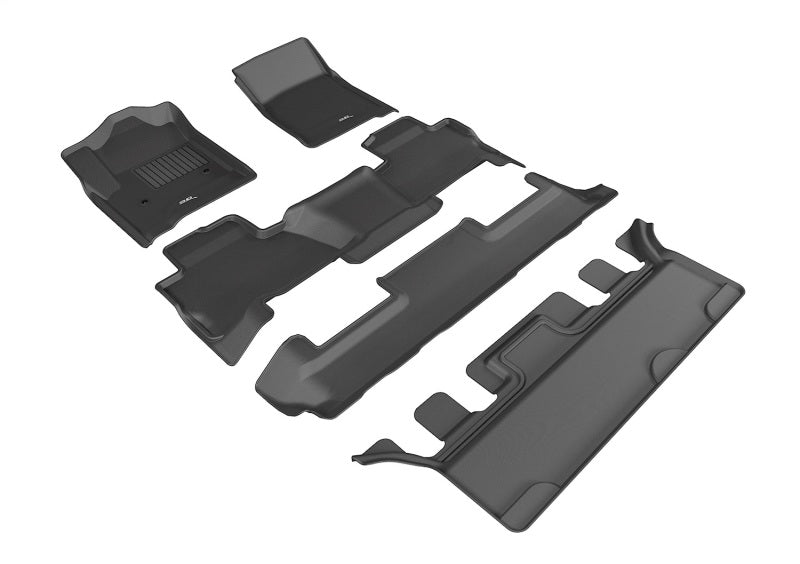 3D MAXpider 2008-2012 fits Honda Accord Kagu 1st Row Floormat - Gray