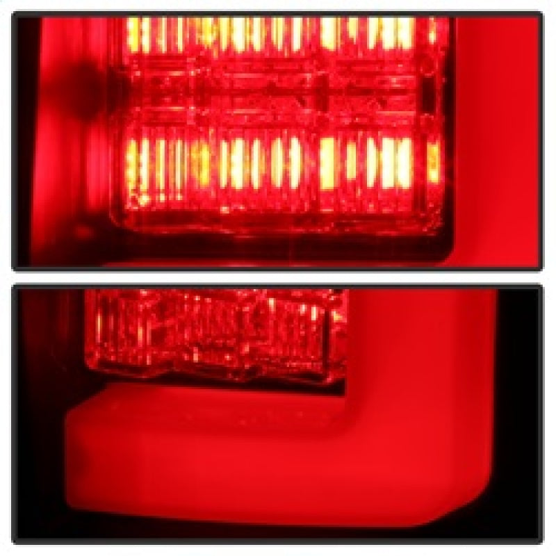Spyder 5084217 fits Ford 09-14 F150 V2 Light Bar LED Tail Lights - Blk Smoke (A
