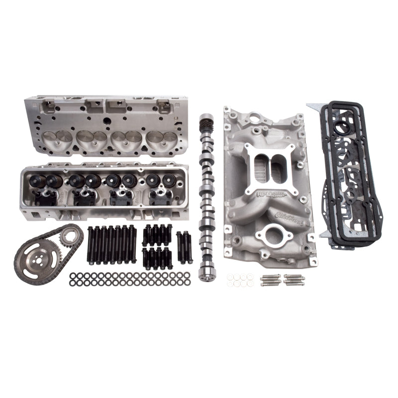 Edelbrock 2097 435Hp Total Power Package Top-End Kit for Use On 1987 And Later SB-fits Chevy w/ Oe Lifters