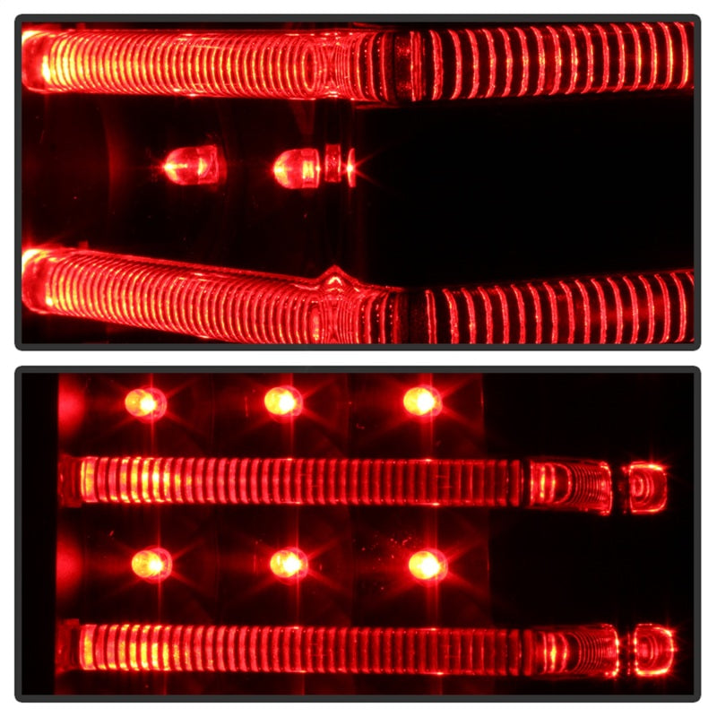 5017697 Xtune fits Hummer 06-09 H3 ( Non H3T ) LED Tail Lights Black ALT-ON-HH