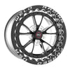 Weld 93LB7100A80F Full Throttle 1-Piece 17x10 / 5x4.5 in / 8in. BS Black Wheel