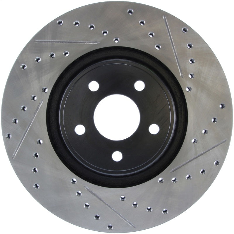 Stoptech 127.65146L 14+ fits Ford Focus ST w/ 335mm Brakes Front Left Slotted & Drilled Rotor