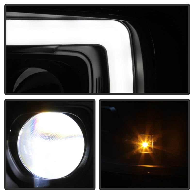 Spyder 5087911 fits Ford 05-07 F250/350/450 Super Duty Projector LED Black PRO-