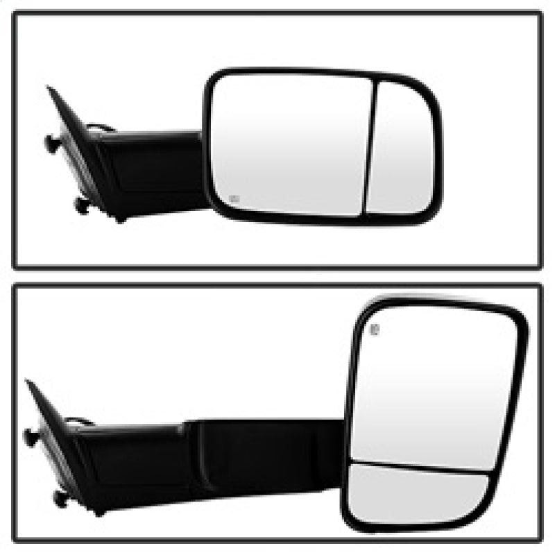 9935602 Xtune fits Dodge 09-12 Ram 1500 Power Heated Adjust Mirror Black HoUSi