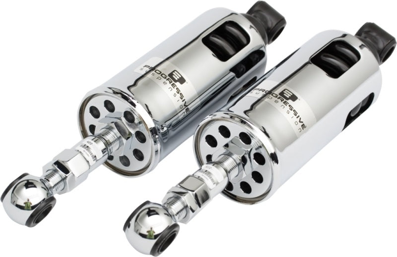 Progressive 422-4037C 00-17 Harley Softail 422 Series Shocks - Chrome