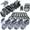 Eagle 524104155 fits Pontiac 400 4.250in Crank 6.800in I-Beam Rods -6cc Flat Top 4.155in Pistons Rotating Assembly