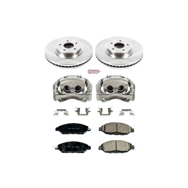 Power Stop KCOE6496 13-19 fits Nissan Pathfinder Front Autospecialty Kit w/Cals