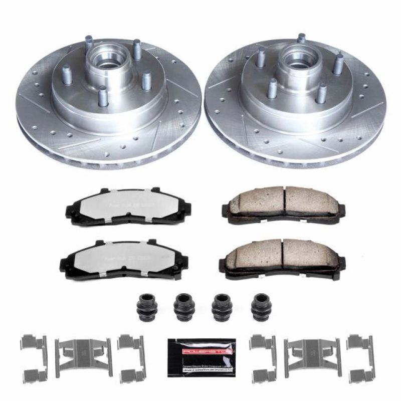 PowerStop K5079-36 95-97 fits Ford Ranger Front Z36 Truck & Tow Brake Kit