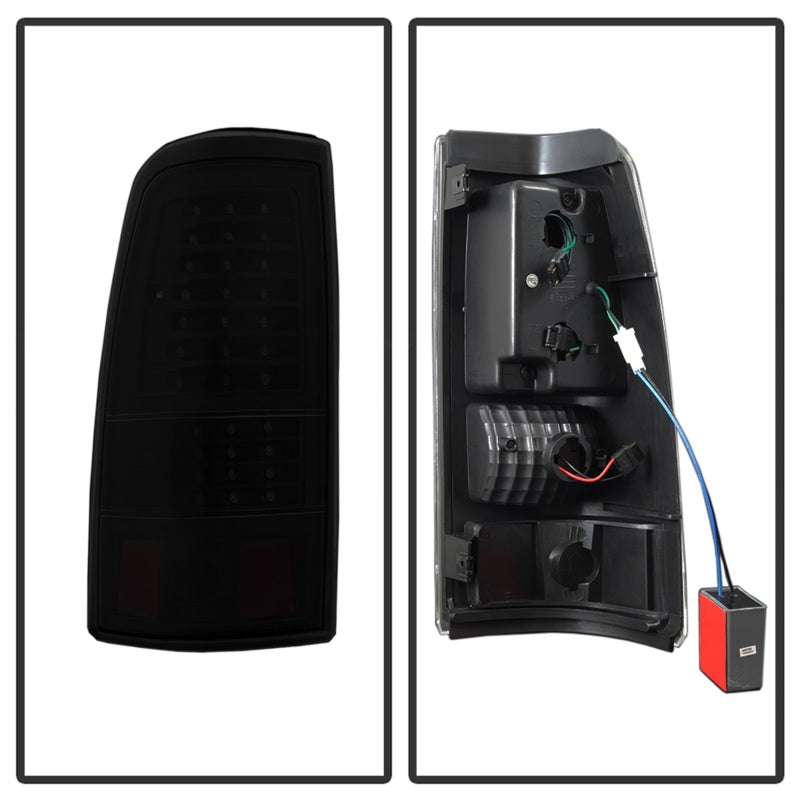 xTune 9037641 03-06 fits Chevrolet Silverado 1500 LED Tail Lights - Black Smoke