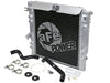 AFE 46-50002-B unner GT Series Bar and Plate Radiator w/ Black Hoses 07-11 fits