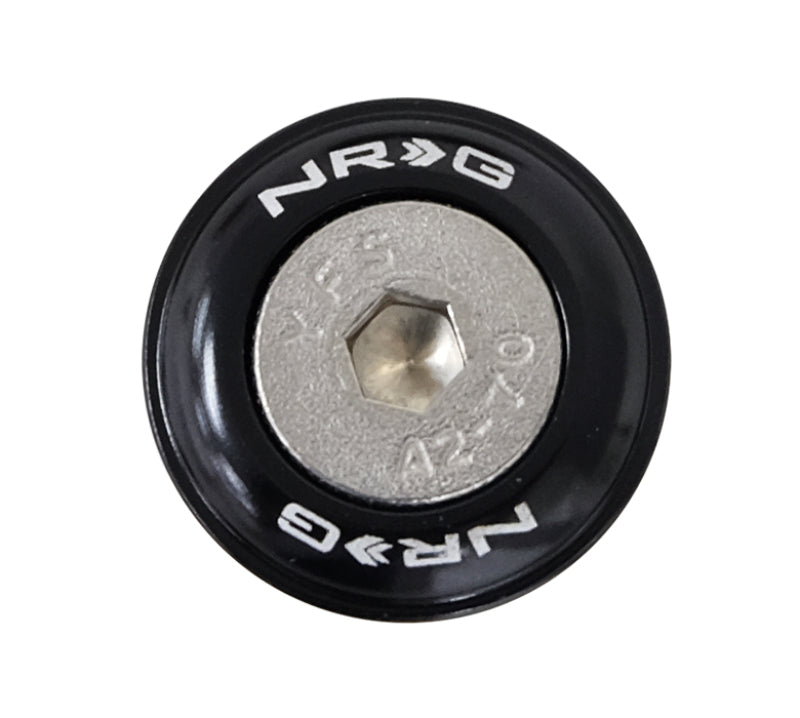 NRG FW-100BK Fender Washer Kit w/Rivets For Plastic (Black) - Set of 10