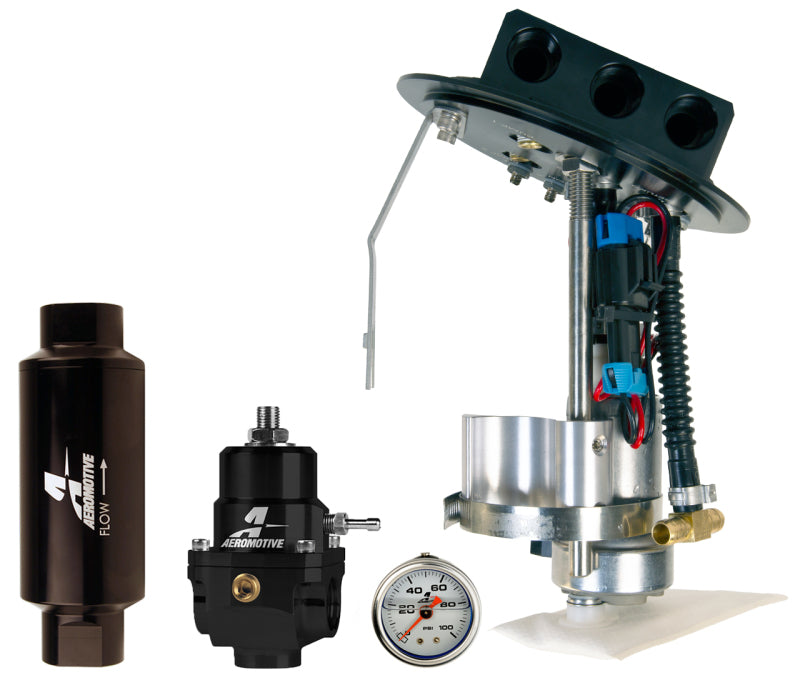 Aeromotive 17353 11-17 fits Ford Mustang Drop In Kit (Pump Module/Gauge/Regul