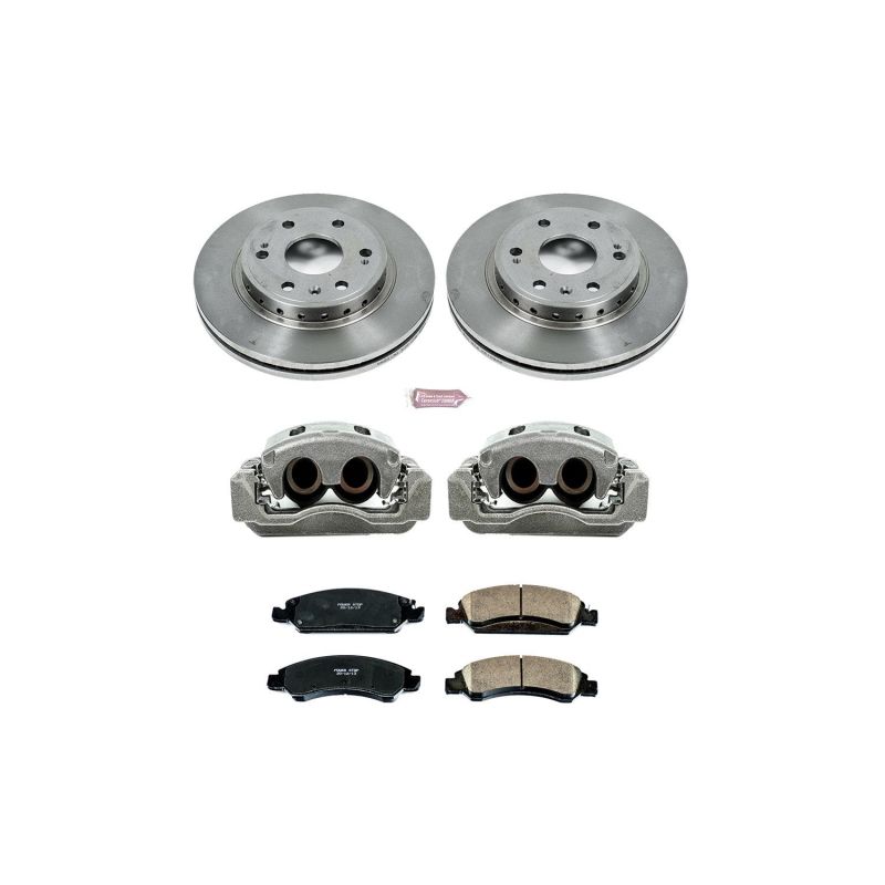 Power Stop KCOE5519 08-20 fits Chevrolet Tahoe Front Autospecialty Kit w/Cals
