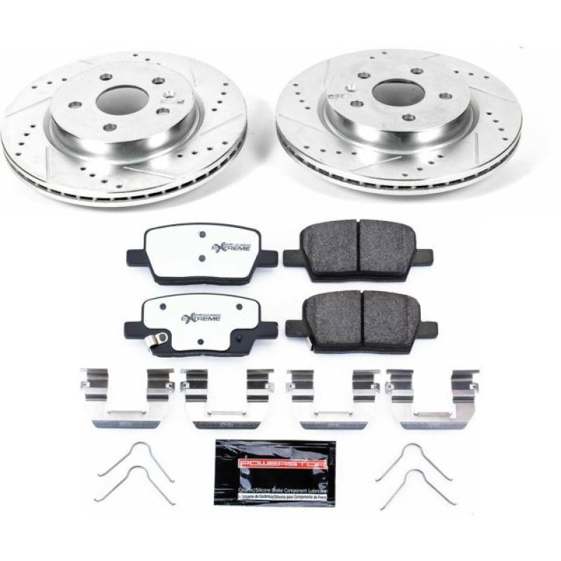 PowerStop K7289-26 16-18 fits Cadillac CT6 Rear Z26 Street Warrior Brake Kit