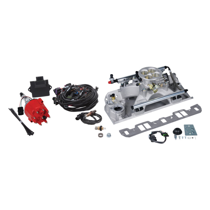Edelbrock 35650 70-91 AMC 304/360/390/401 Pro Flo 4 4150-Style 35lb/hr Fuel Injection Kit
