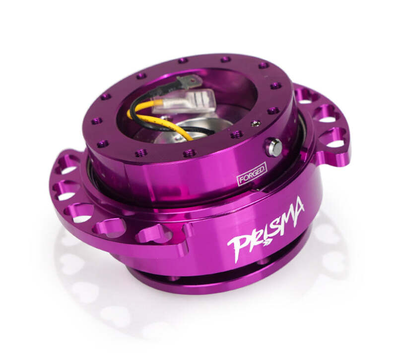 NRG SRK-222PP-PP Quick Release Kit - Purple Body/ Purple Heart Cutout Ring