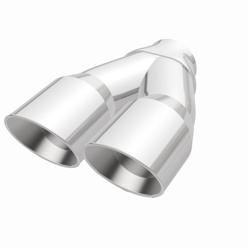 MagnaFlow 35226 Double Wall 3in Dual Round Polished Tip 2.25in Inlet