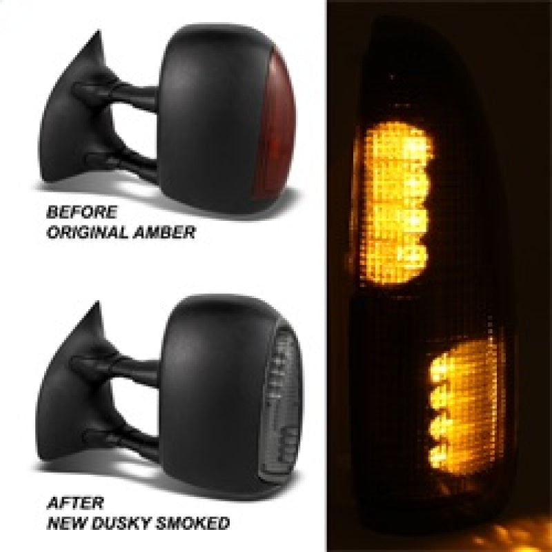 xTune 9924729 fits Ford Superduty F250-F650 03-07 Amber LED Mirror Signal Lens