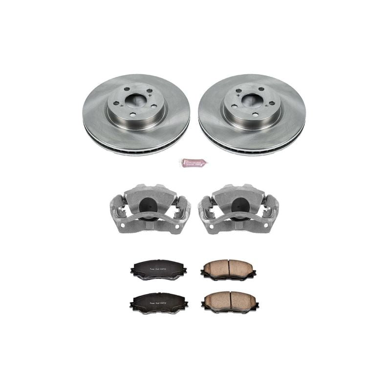 PowerStop fits Pontiac 09-10 Vibe Front Autospecialty Brake Kit w/Calipers