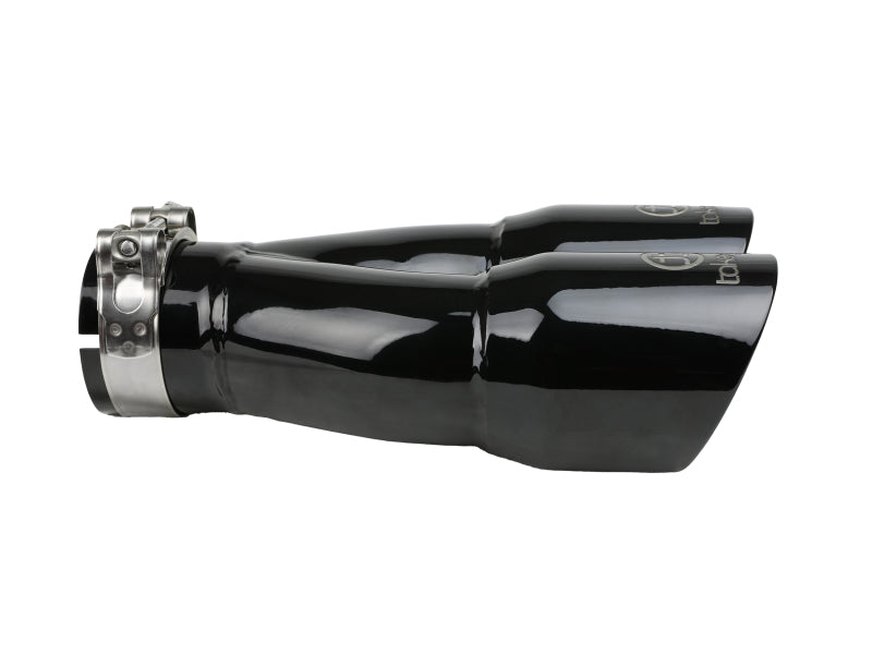 AFE 49T25364-B10 2.5in 304 Stainless Steel Clamp-on Exhaust Tip 2.5in Inlet 3i
