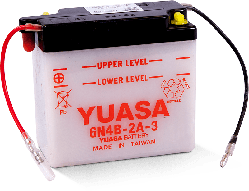 Yuasa YUAM26B43 6N4B-2A-3 Conventional 6 Volt Battery
