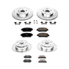 Power Stop K2413 05-06 fits Toyota Camry Front and Rear Z23 Evolution Brake Kit