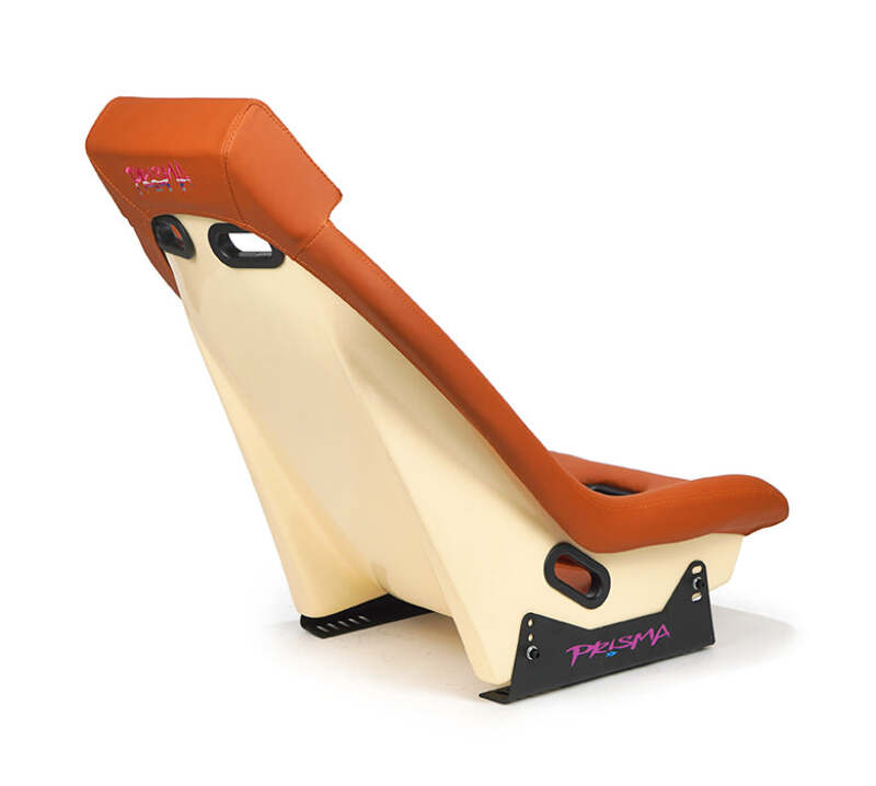 NRG PRI-100BR-STARDUST PRI-100BR-STARDUST GT Retro Bucket Seat - Brown PVC