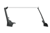 Road Armor 518LMP1B 18-20 fits Jeep Wrangler JL Stealth A-Pillar Light Mounts 51.5in w/Lower Mount - Tex Blk