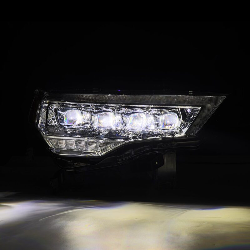 AlphaRex 880809 14-22 fits Toyota 4Runner NOVA LED Proj Headlights Chrome w/