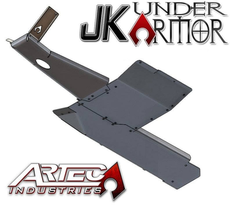 Artec Industries JK1020 07-18 fits Jeep Wrangler JK Under Armor - Two Door Bellypan Kit Model Year: 2012-2016