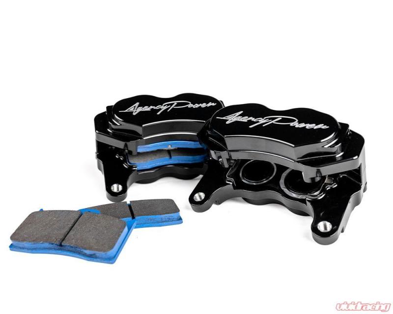 Agency Power AP-RZR-460-BLK Big Brake Kit Front and Rear Black fits Polaris 14-18 RZR Turbo