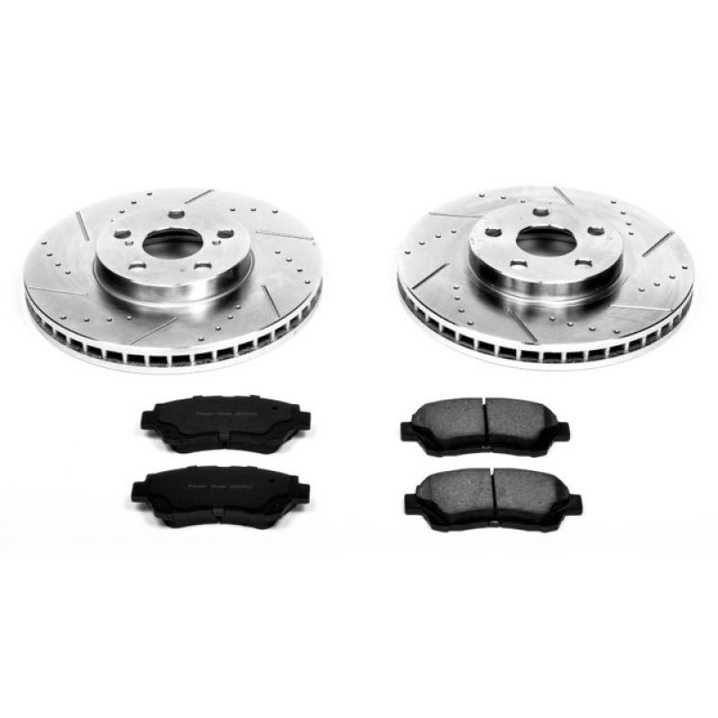 PowerStop K3027 fits Toyota 94-99 Celica Front Z23 Evolution Sport Brake Kit