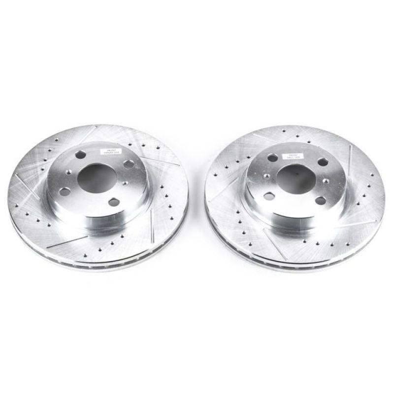 PowerStop fits Chevrolet 98-02 Prizm Front Evolution Drilled & Slotted Rotors -