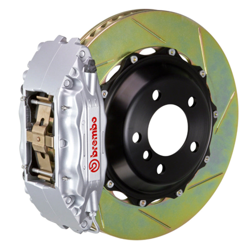 Brembo 122.7005A3 fits Camaro/Firebird Front GT BBK 4 Piston Cast 2pc 332x32 2pc Rotor Slotted Type1-Silver