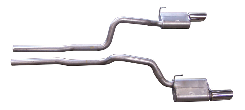 Gibson 619006 fits Ford 05-10 Mustang GT 4.6L 2.5in Cat-Back Dual Exhaust - Sta