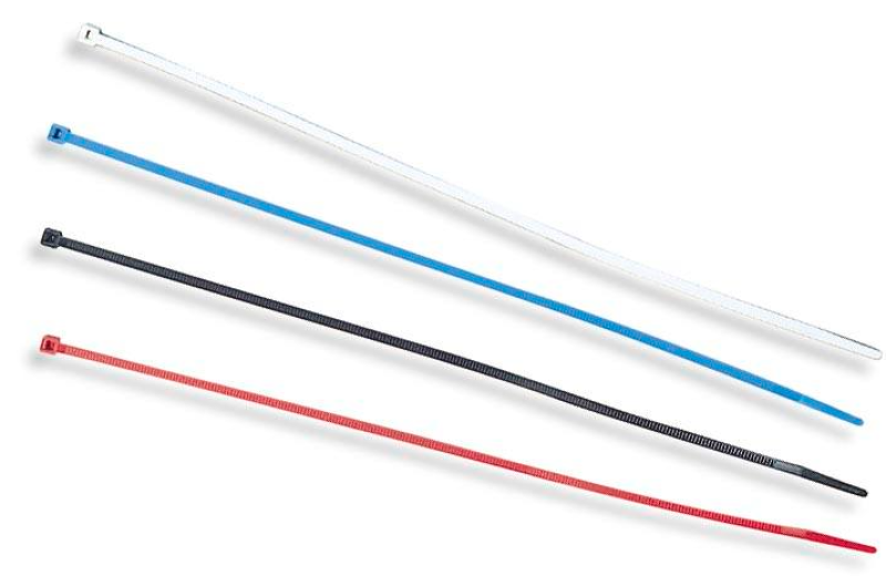 Uni Filter UCT-11 Uni FIlter 11in Cable Ties - White Blue Red Black (50 per b
