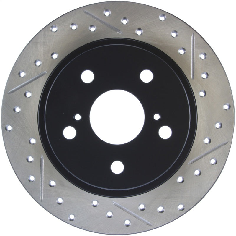 Stoptech 127.44179L SportStop 10-13 Scion tC Slotted & Drilled Left Rear Rotor