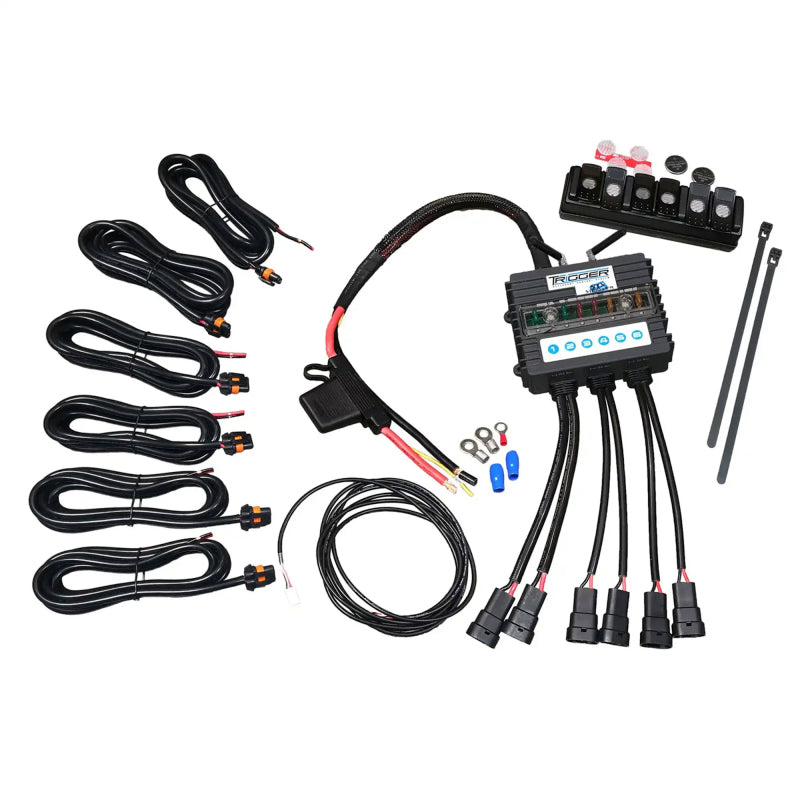 ORACLE Lighting 30014RUN Oracle Trigger 6 Shooter fits Toyota 4Runner Lexus Gx 470 & Fj Cruiser Combo Kit