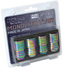 Project Kics WMN04N4P 14 x 1.5 Neochrome T1/07 Monolith Lug Nuts - 4 Pcs