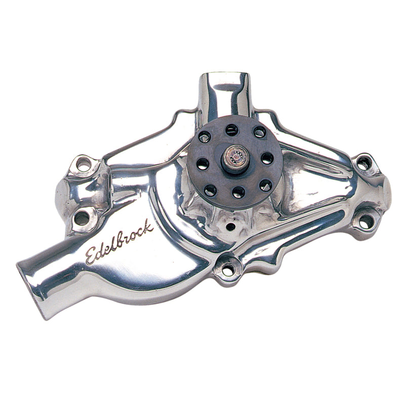 Edelbrock 8820 Water Pump High Performance fits Chevrolet 350 CI V8 Short Style Polished Finish