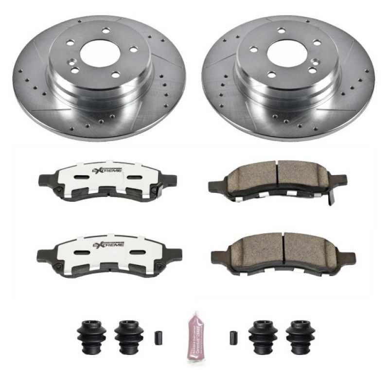 PowerStop K2084-26 06-07 fits Buick Rainier Front Z26 Street Warrior Brake Kit