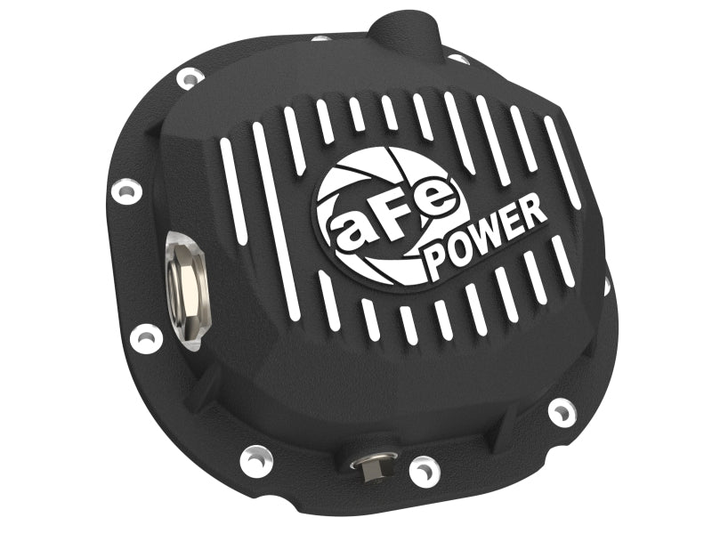 aFe 46-71410B 90-14 fits Ford F-150 Rear Differential Cover - Blk w/ Machined Fins
